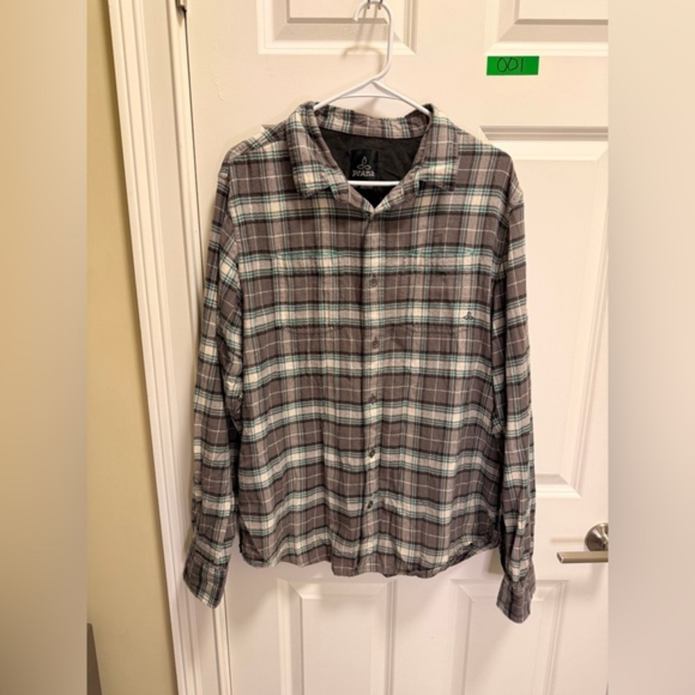 Mens Prana Flannel Shirt